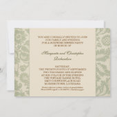 carte d'invitation pour 50 ans de mariage avec pho (Dos)