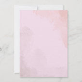 Carte d'invitation pour accueillir un nouveau-né (Dos)