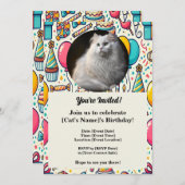 Carte d'invitation pour animaux de compagnie perso (Devant / Derrière)