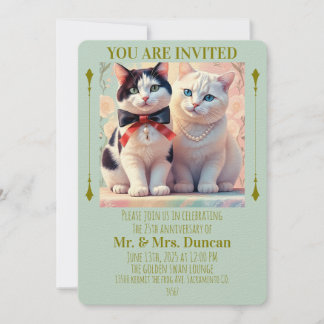 " CARTE D'INVITATION POUR ANNONCE D'ANNIVERSAIRE "