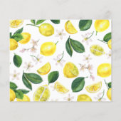 Carte d'invitation pour Baby Shower Budget Lemon M (Dos)