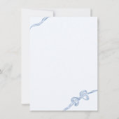 Carte d'invitation pour Baby shower de garçon de l (Dos)