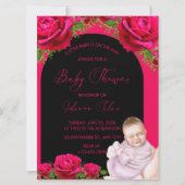 Carte d'invitation pour bébé douche (Devant)