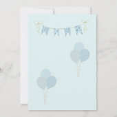 Carte d'invitation pour enfant anniversaire (Dos)