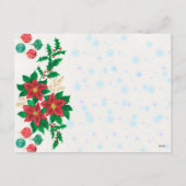 Carte d'invitation pour fête de fin d'année (Dos)