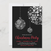 Carte d'invitation pour fête de Noël (Devant)