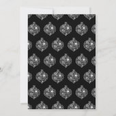 Carte d'invitation pour fête de Noël (Dos)