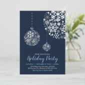Carte d'invitation pour fête de Noël / vacances (Debout devant)