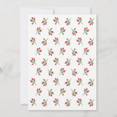 Carte d'invitation pour fête de Noël / vacances (Dos)