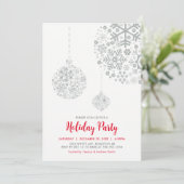 Carte d'invitation pour fête de Noël / vacances (Debout devant)
