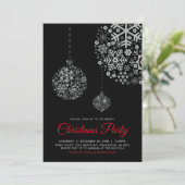 Carte d'invitation pour fête de Noël / vacances (Debout devant)