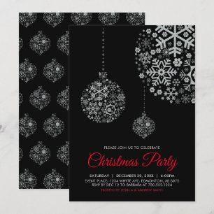 Carte d'invitation pour fête de Noël / vacances