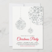 Carte d'invitation pour fêtes de Noël (Devant)