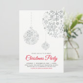 Carte d'invitation pour fêtes de Noël (Debout devant)