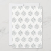 Carte d'invitation pour fêtes de Noël (Dos)