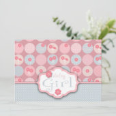 Carte d'invitation pour fille chérie (Debout devant)