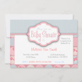 Carte d'invitation pour fille chérie (Dos)