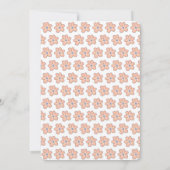 Carte d'invitation pour la baby shower de Pâques / (Dos)