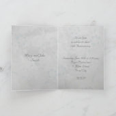 Carte d'invitation pour la célébration du 25e anni (Intérieur)