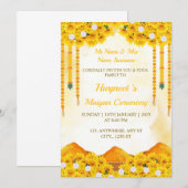 Carte d'invitation pour la cérémonie de Maiyan, Ca (Devant / Derrière)