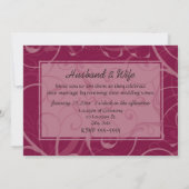 Carte d'invitation pour la cérémonie de renouvelle (Dos)