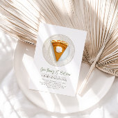 Carte d'invitation pour la dinde de la fête des am