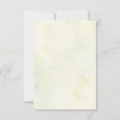 Carte d'invitation pour la douche nuptiale Woodlan (Dos)