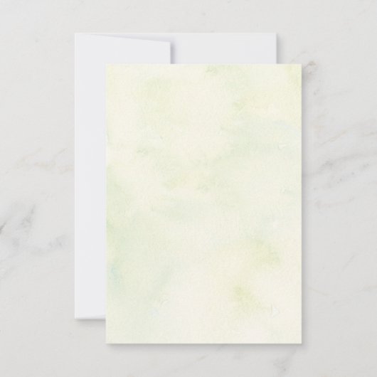 Carte d'invitation pour la douche nuptiale Woodlan (Dos)