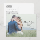 carte d'invitation pour la famille et les amis (Devant / Derrière)