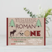 Carte d'invitation pour la fête d'anniversaire de  (Debout devant)