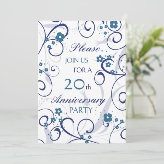 Carte d'invitation pour la fête d'anniversaire des (Debout devant)