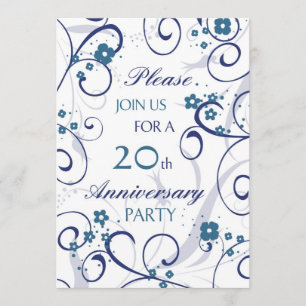 Carte d'invitation pour la fête d'anniversaire des