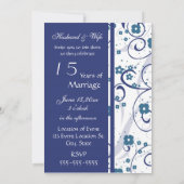 Carte d'invitation pour la fête d'anniversaire des (Dos)