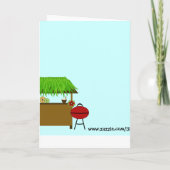 Carte d'invitation pour la fête d'anniversaire des (Dos)