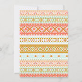 Carte d'invitation pour la fête d'anniversaire des (Dos)