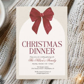 Carte d'invitation pour la fête de Noël Holiday Ho