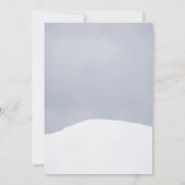 Carte d'invitation pour la fête d'hiver au pays de (Dos)