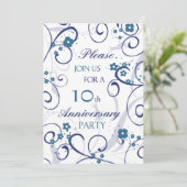 Carte d'invitation pour la fête du 10e anniversair (Debout devant)