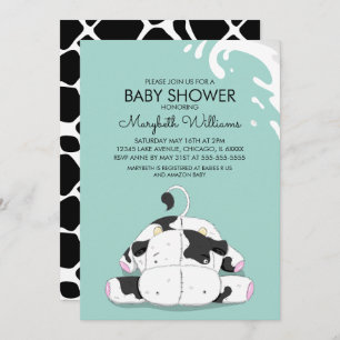 Carte d'invitation pour la fête du Baby shower de