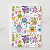 Carte d'invitation pour la fête du premier anniver (Dos)