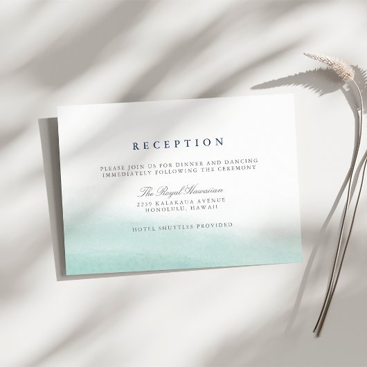 Carte d'invitation pour la réception de mariage Se