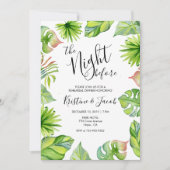 Carte d'invitation pour la répétition de mariage d (Devant)