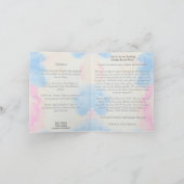 Carte d'invitation pour la révélation du sexe du b (Intérieur)