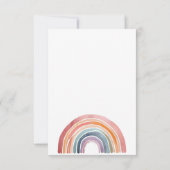 Carte d'invitation pour la révélation du sexe papi (Dos)