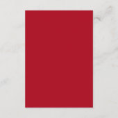 Carte d'invitation pour la Saint-Valentin (Dos)