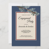 Carte d'invitation pour la soirée de fiançailles P (Devant)