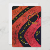 CARTE D'INVITATION POUR LA SOIRÉE DU NOUVEL AN & c (Dos)