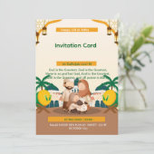 Carte d'invitation pour l'Aïd al-Adha (Debout devant)