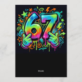 Carte d'invitation pour l'anniversaire de garçons (Dos)