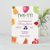 Carte d'invitation pour l'anniversaire de la fête (Debout devant)